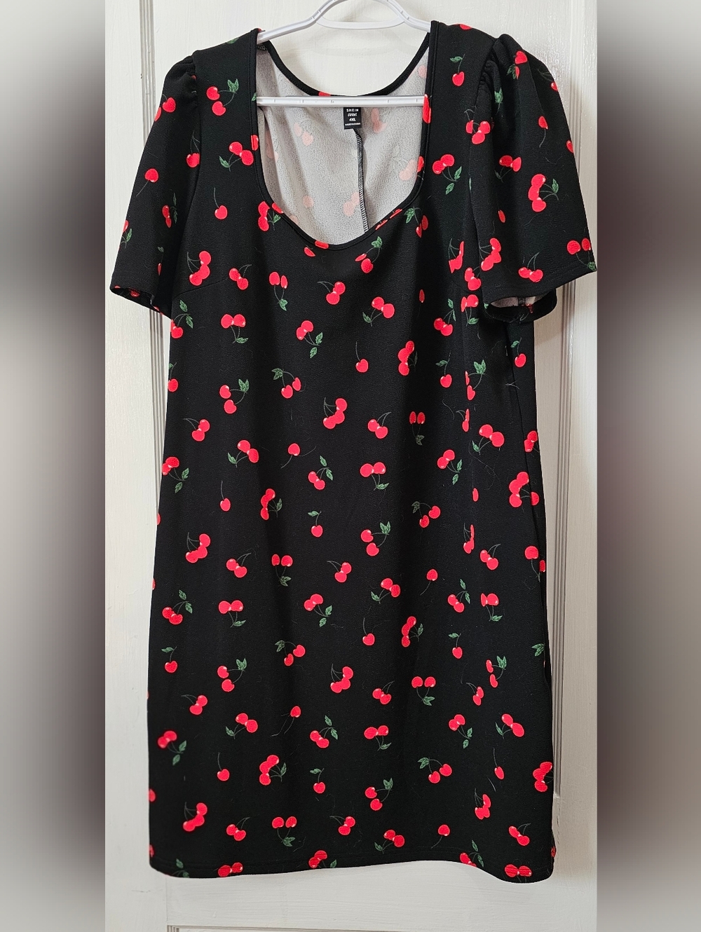🍒 SHEIN Curve Cherry Print Dress – 4XL
